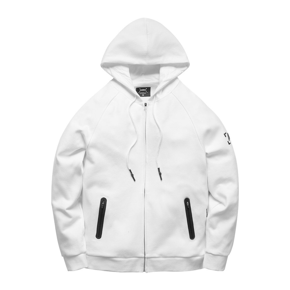 ASRV 0162. CottonPlus™ Zip Hoodie - White
